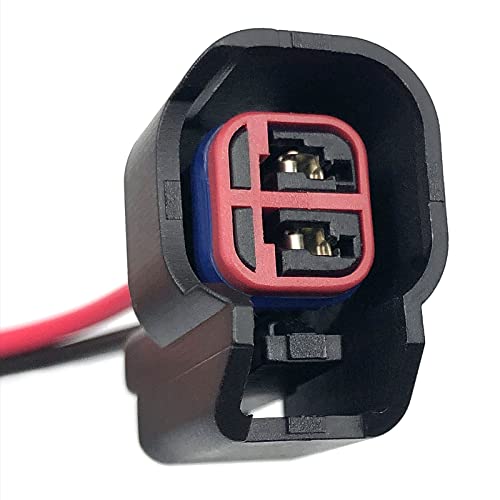 FainWan (8pcs) Fuel Injector Connector for EV6 EV14 USCAR Pigtail Harness Socket Plug Wire for LS2 LS3 LS7 Compatible with G-M Fo-rd Do-dge J-e-e-p Mustang Vehicles Bos-ch - Image 2