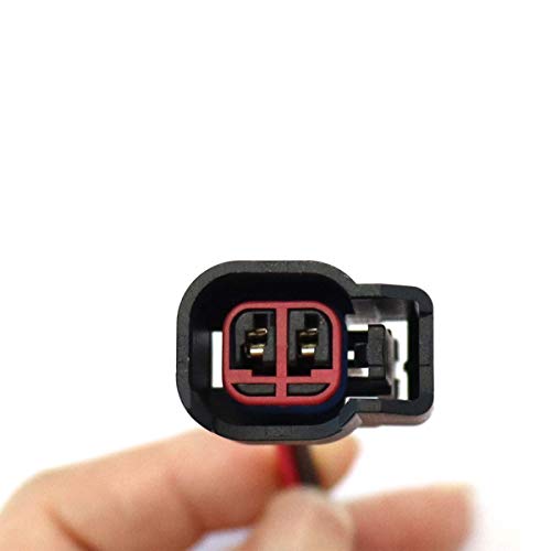 FainWan (8pcs) Fuel Injector Connector for EV6 EV14 USCAR Pigtail Harness Socket Plug Wire for LS2 LS3 LS7 Compatible with G-M Fo-rd Do-dge J-e-e-p Mustang Vehicles Bos-ch - Image 3