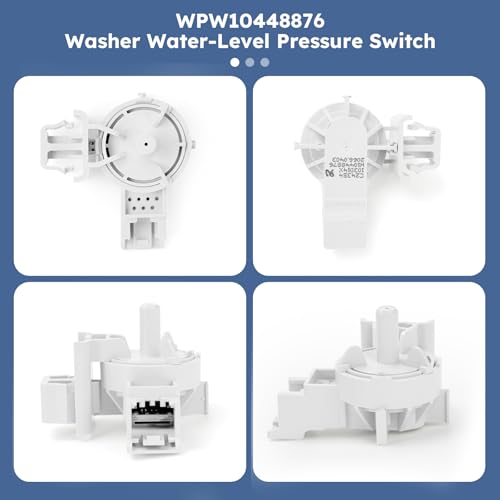 SuperDi مفتاح ضغط مستوى الماء لوحدة الغسيل WPW10448876 - بديل لويرلبول AP6021553، W10448876، 2312075، PS11754877، WPW10448876VP - Image 2