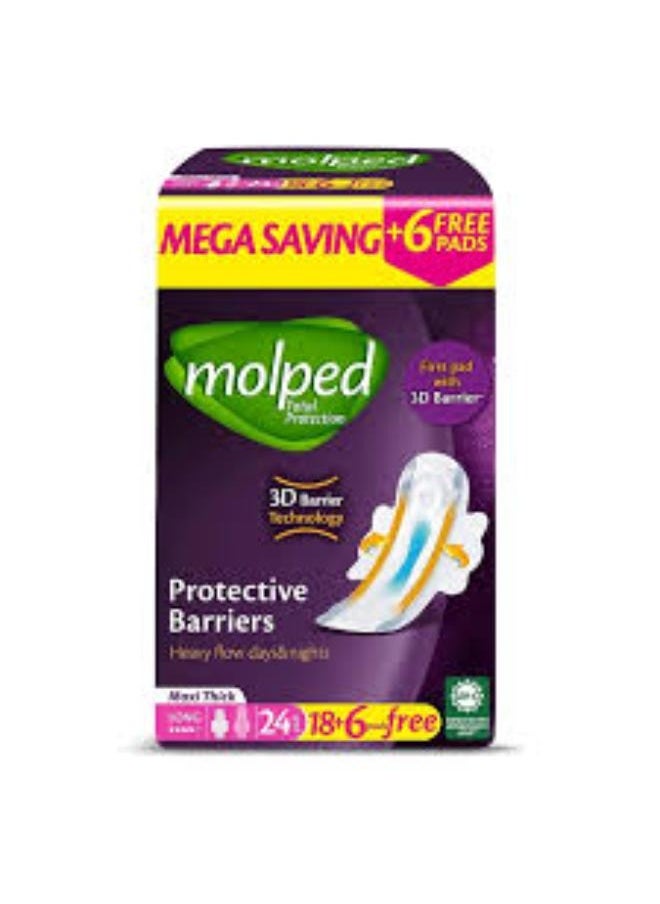 Molped MAXI THICK LONG 24PCS 