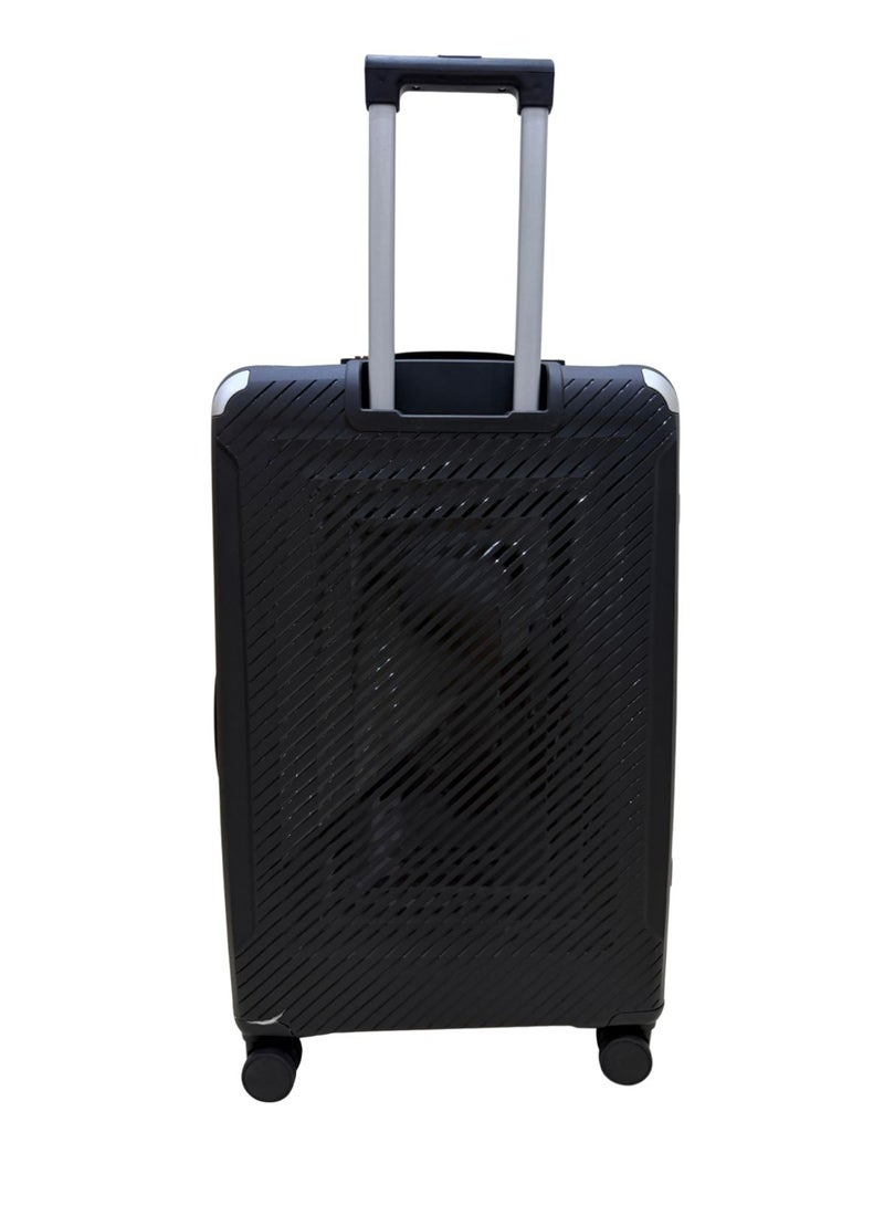 طقم حقائب سفر من مادة PP-بولي بروبيلين (غير قابل للكسر) مكون من 3 قطع بمقاسات 20-24-28 بوصة - Image 4