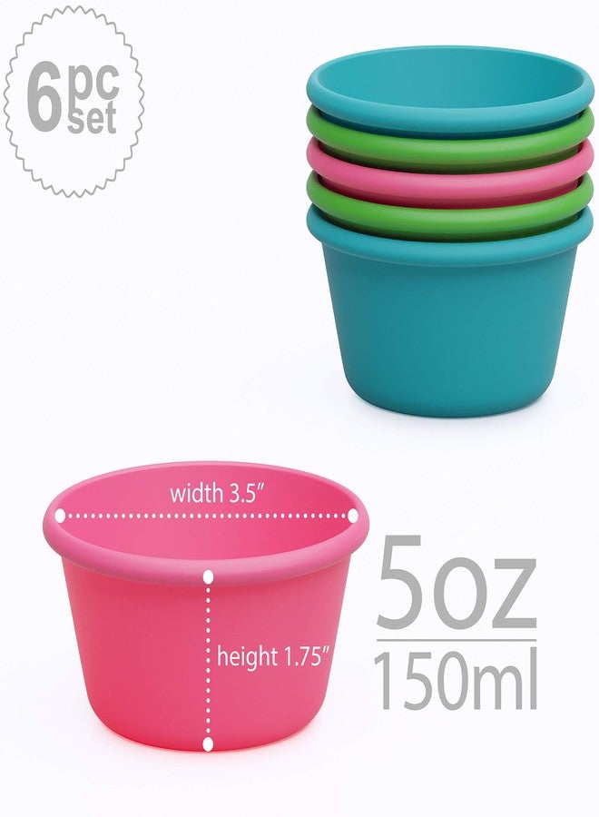 Bakerpan Silicone Jumbo Muffin Cups For Baking, Smooth Large Air Fryer Muffin Cups, 3 1/2 Inch Muffin Baking Cups, Jumbo Cupcake Liners - Set of 6 - Image 2