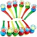 Liliful 30 Pcs Ball Blowing Toy Floating Blow Pipe Balls Stress Reliever Floating Balls Balance Blowing Toy for Birthday Party Balance Game Favors Gift Bag Stuffers Random Color - Image 2