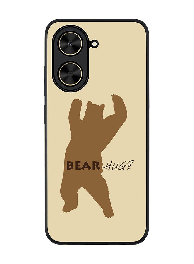 Stylizedd For Xiaomi Poco C71 / Redmi A5 4G Case,Slim fit Camera Protection, Shockproof Thin Phone cover  - Bear Hug