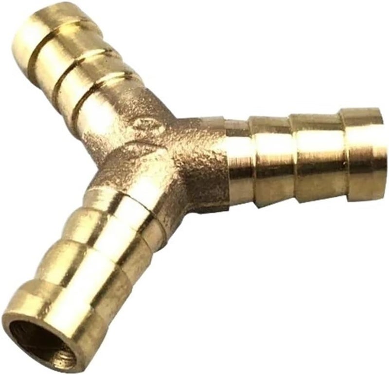 1pcs hose For 4mm 5mm 6mm 8mm 10mm 12mm 16mm 19mm copper Pagoda Water Tube Fittings Brass Barb Pipe Fitting 2 3 4 way brass connector(Y-3-way,OD 12MM) - Image 1