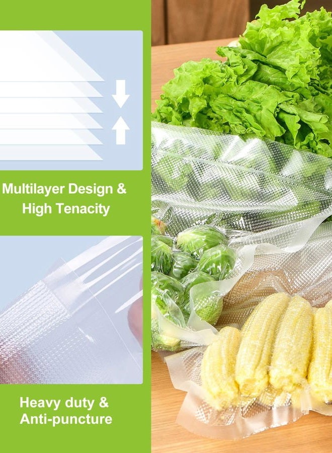 Bonsenkitchen Vacuum Sealer Rolls Bags, 6 Pack 8in*16ft Commercial Grade BPA Free Bag Rolls, Durable Customized Size Food Vac Bags for Storage and Sous Vide Cooking VB20 - Image 5