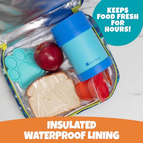 Bentology Insulated Lunch Bag for Kids & Adults- Reusable Thermal Sleeve w Clip on Handle- Easy to Clean Water-Resistant Lunchbox Tote- Mini Cooler Bag for Work School, Picnic, Daycare- Back to School - Image 2