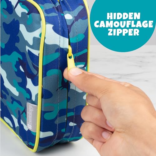 Bentology Insulated Lunch Bag for Kids & Adults- Reusable Thermal Sleeve w Clip on Handle- Easy to Clean Water-Resistant Lunchbox Tote- Mini Cooler Bag for Work School, Picnic, Daycare- Back to School - Image 5