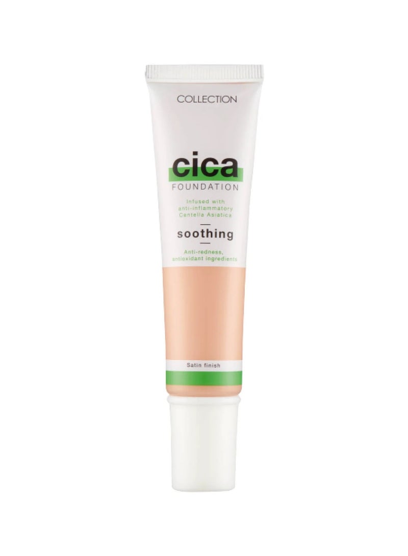 Collection Hydrating Medium Coverage Cica Foundation Infused with Anti-Redness - Beige 30ml - Image 1