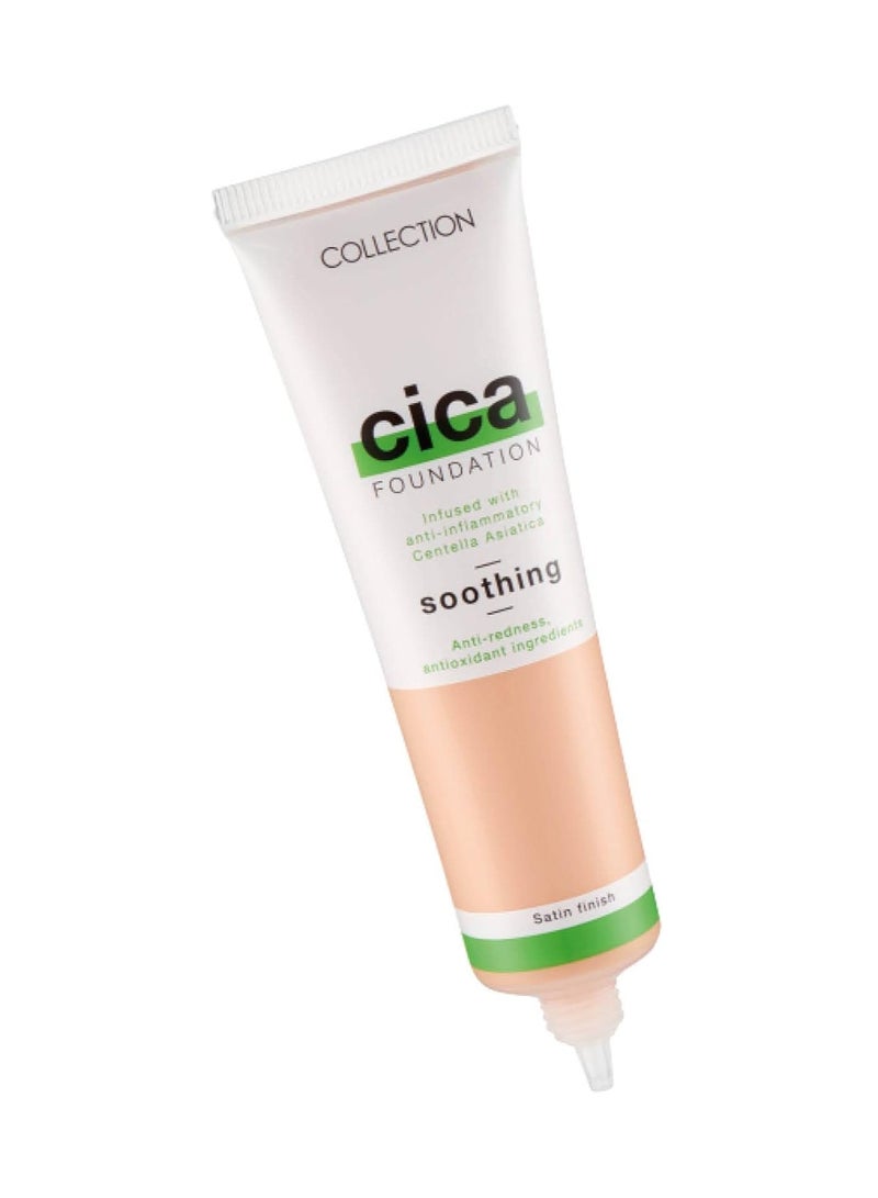 Collection Hydrating Medium Coverage Cica Foundation Infused with Anti-Redness - Beige 30ml - Image 2