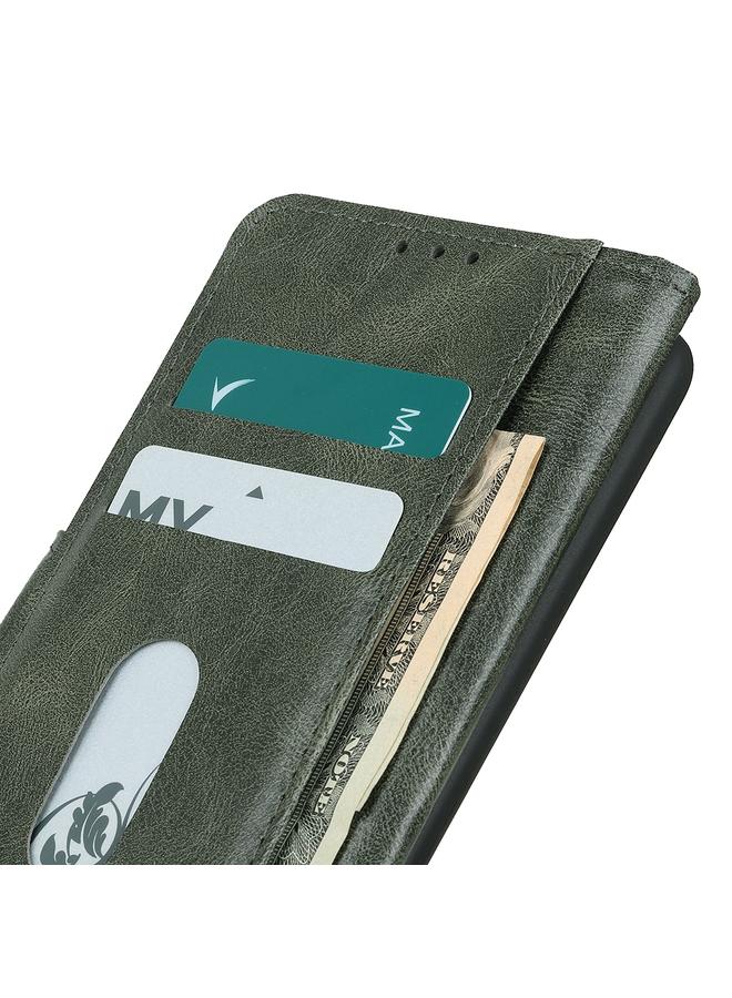 اس-توب جراب لهاتف Samsung Galaxy S22+ 5G Mirren Crazy Horse Texture جراب جلدي قلاب أفقي مع حامل وفتحات للبطاقات ومحفظة - Image 4