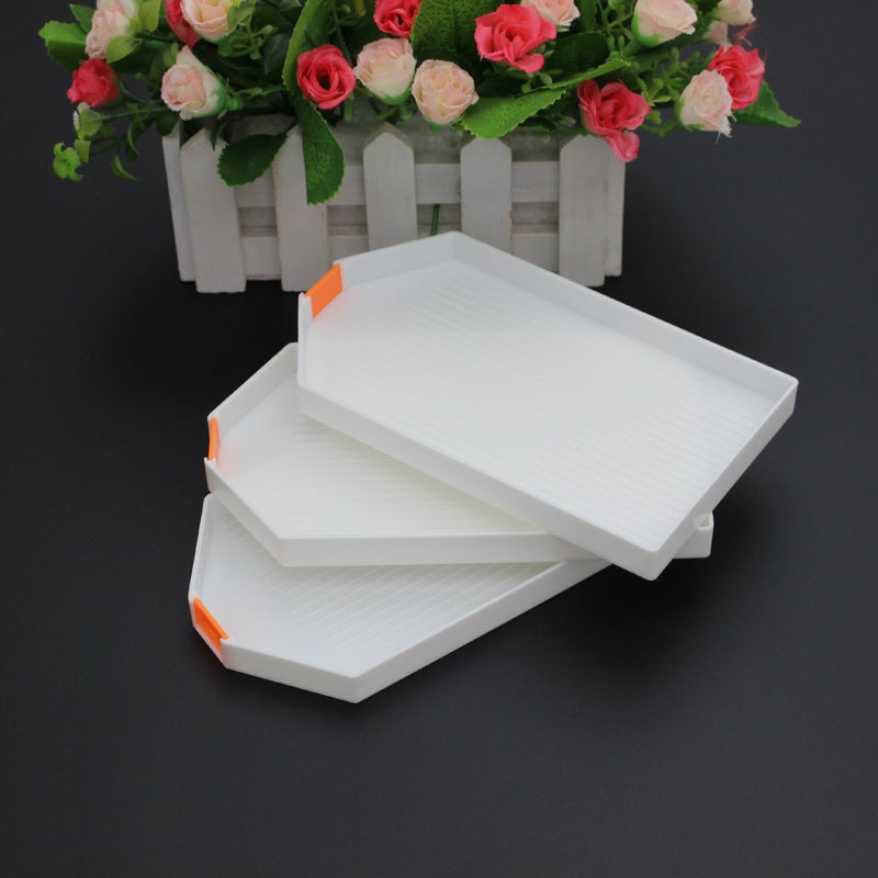 Diy Diamond Drawing Tool Point Drill Plate Heart-Shaped Box Point Drill Plate Diamond Drawing Point Drill Plate Pointed Mouth White Large Plate - Image 4