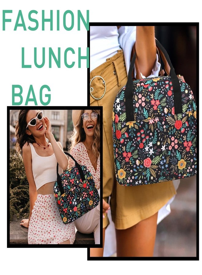VLM Lunch Bag,Lunch Box for Women Men,Reusable Insulated Lunch Tote,Small Leakproof Cute Lunch Cooler with High Capacity for Work,Picnic,Camping - Image 5