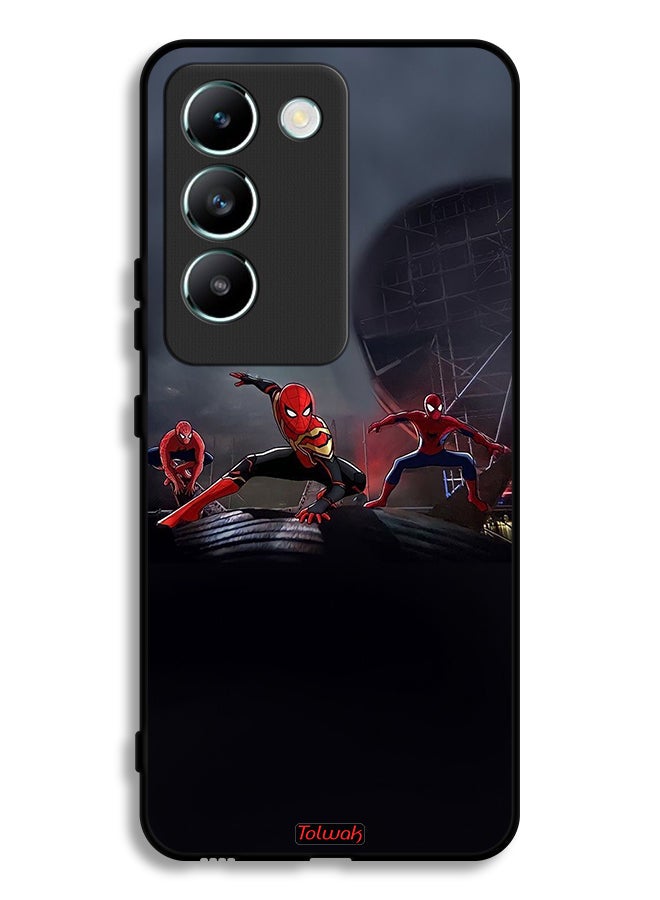 Tolwak Vivo Y100 4G Protective Case Cover Three Spiders - Image 1