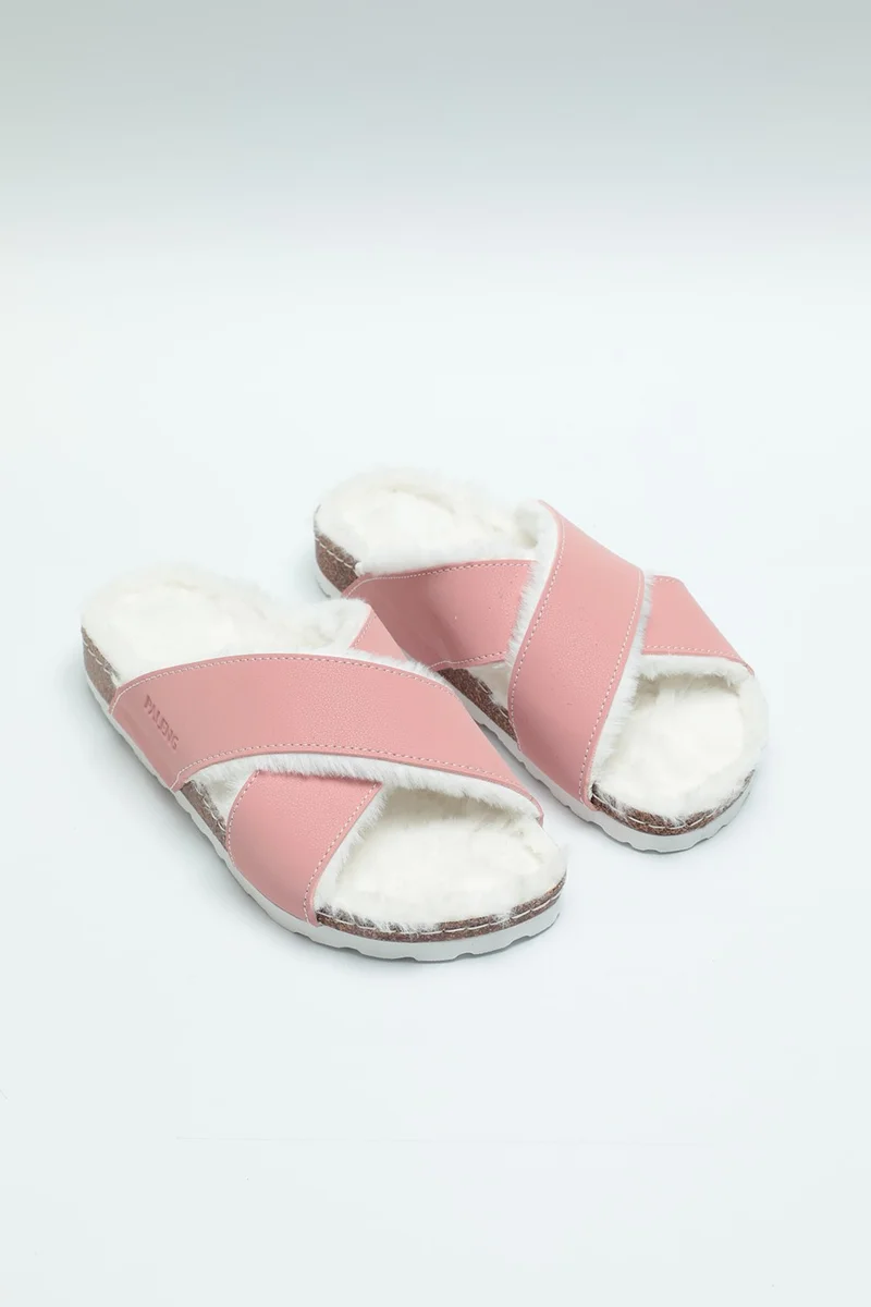 جيزر Paleng Cork Sole Winter Women's Slippers