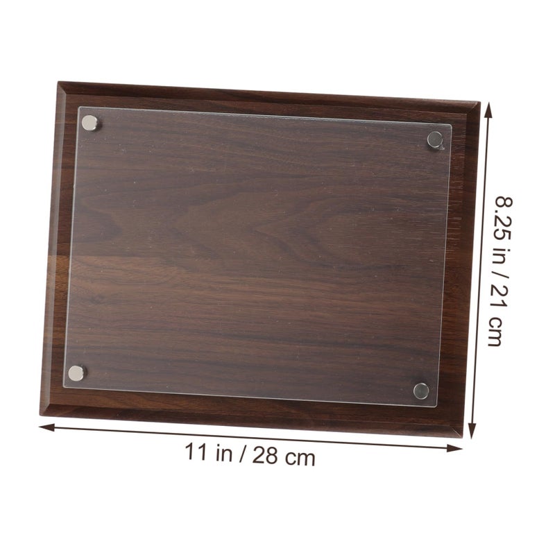 Wooden Diploma Frame Photo Holder Easy To Change Photos For Home Office - Image 3