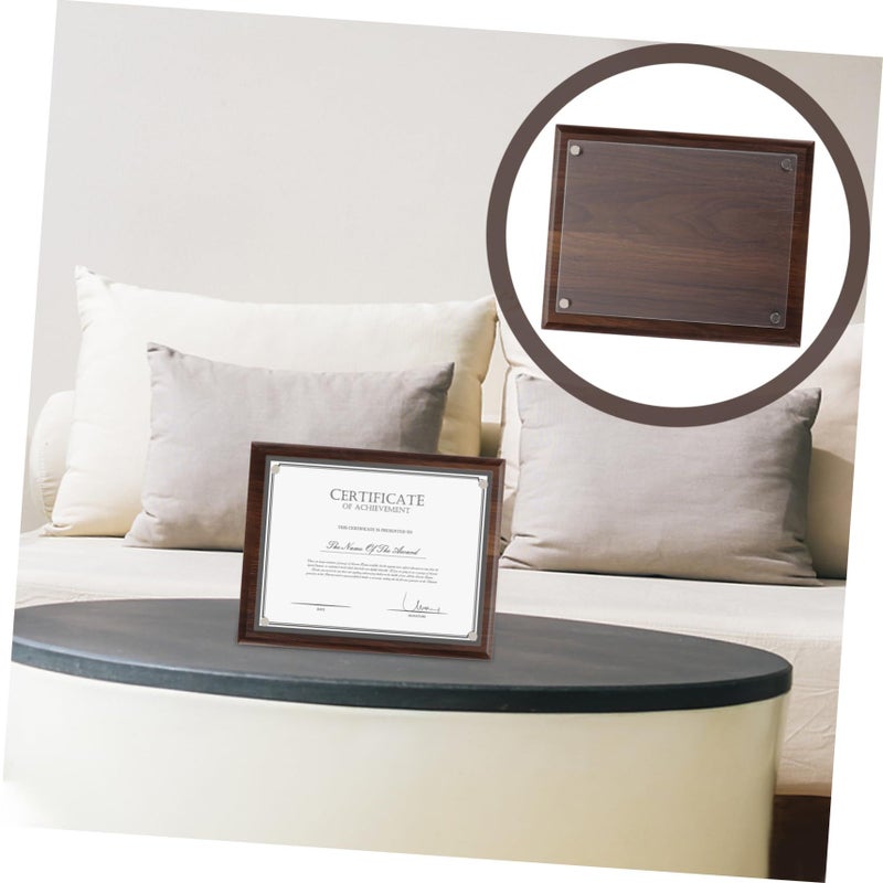 Wooden Diploma Frame Photo Holder Easy To Change Photos For Home Office - Image 5