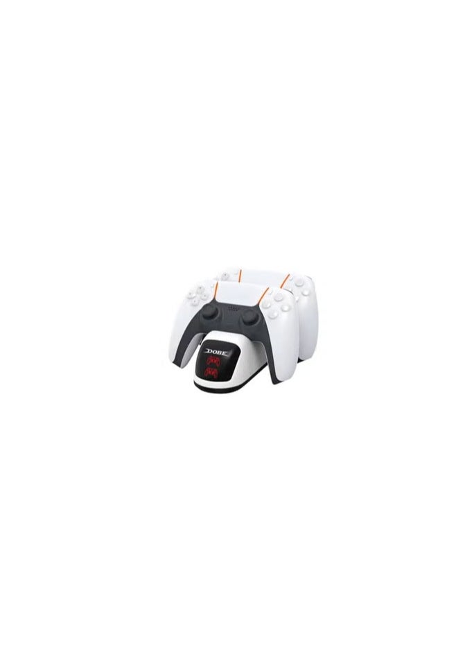 DOBE DOBE Stardust White Handle Dual Charger Base for PS5 Controller 