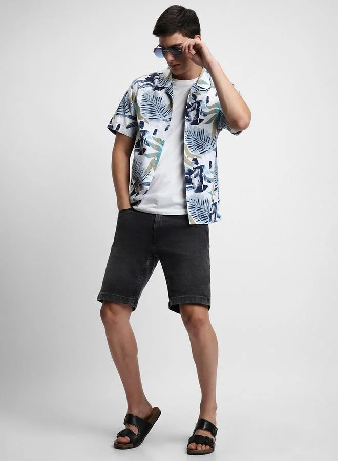 Dennis Lingo Dennis Lingo AOP Button-Down Casual Shirt