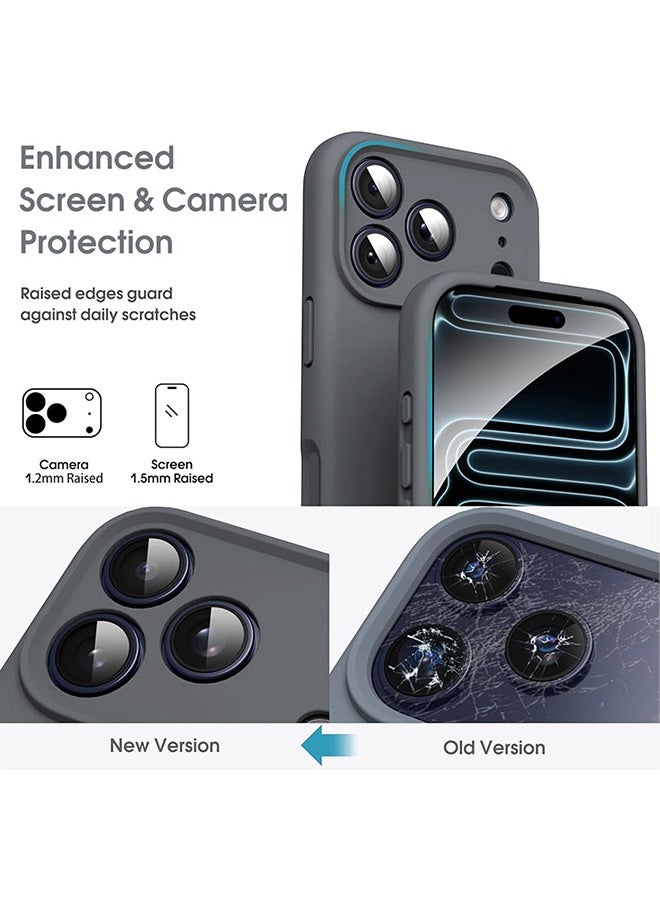 Mida Premium Liquid Silicone Case for iPhone 17 Pro with Full Camera Protection and Microfiber Lining – Soft Touch and Fingerprint Resistant - Image 3