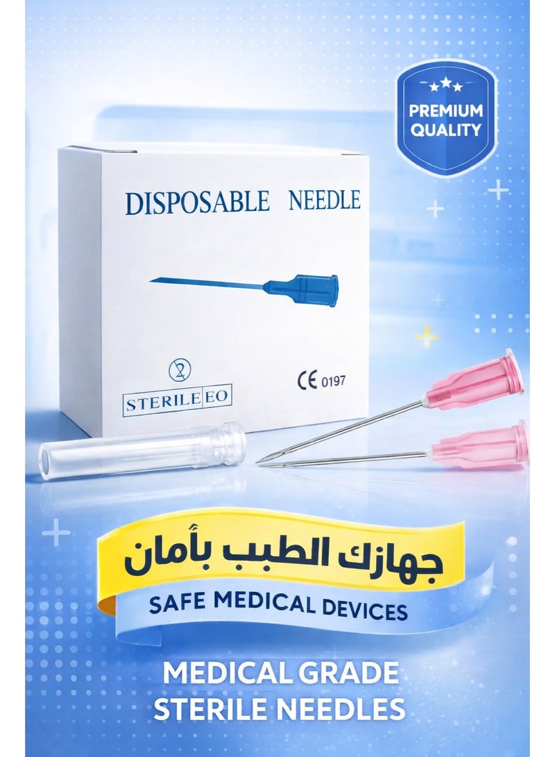 Verifine 18 Gauge 1 Inch Dispensing Syringe Needle 100PCS - Image 1