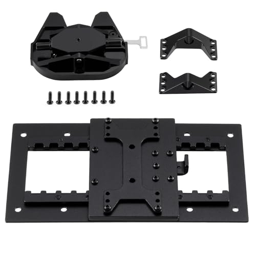 RCLIONS Metal Movable Fifth Wheel Coupler Grinding Discs Plate for 114 Tamiya RC Trailer Car - Image 1