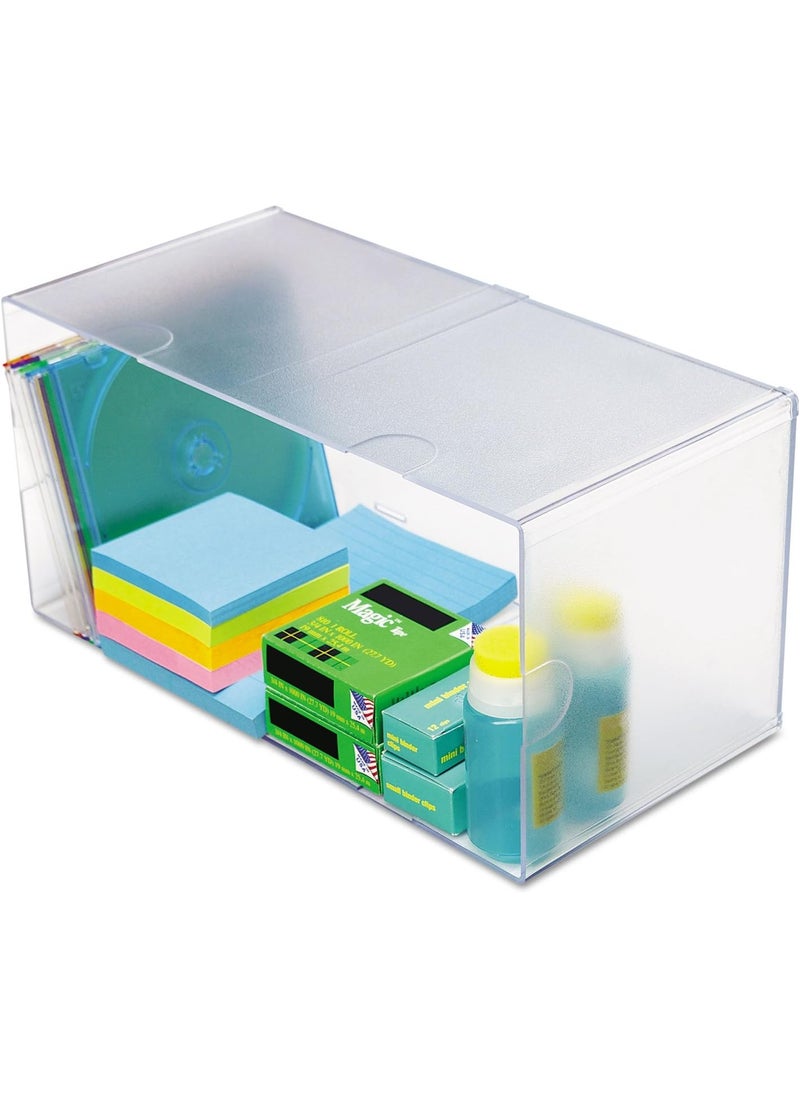 Deflecto deflecto 350501 Desk Cube Double Cube 12 x 6 x 6  - Image 1