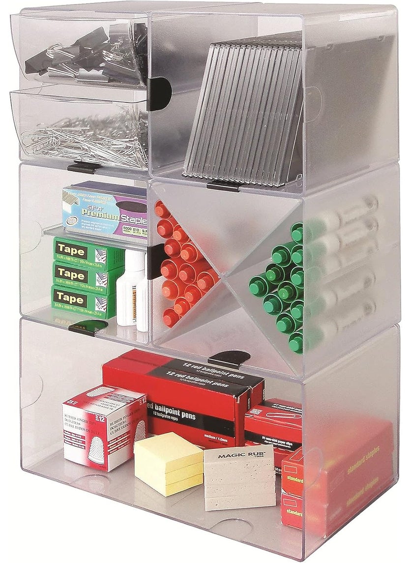 Deflecto deflecto 350501 Desk Cube Double Cube 12 x 6 x 6  - Image 5