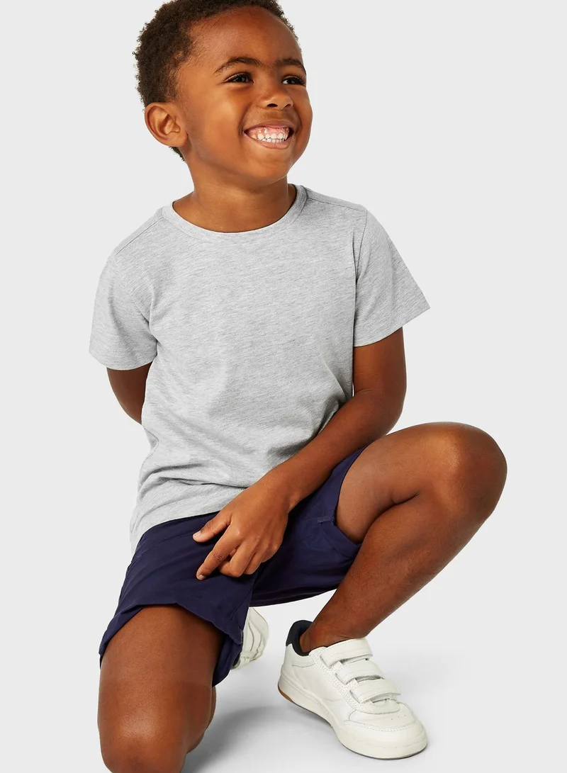 mothercare Navy and Grey T-Shirts - 2 Pack