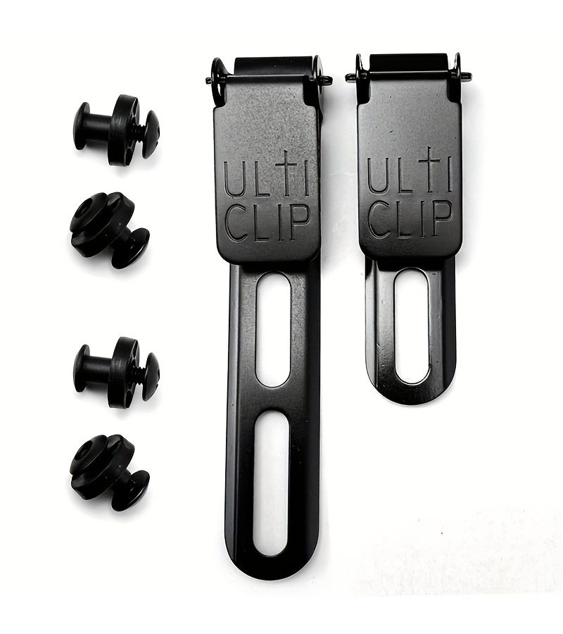 1 Set Portable Waist Clip Knife Sheath K Clip Small Size Practical Metal Material - Image 1