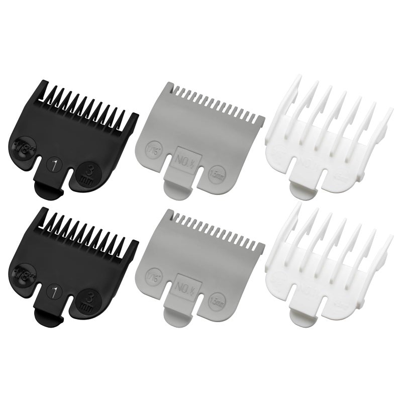 chaseroad 6 PCS Clipper Guard Set for Wahl, Premium Nylon Trimmer Guards for Wahl #1/2, #1, #1-1/2, Clipper Guards to Cutting Hair - Image 1