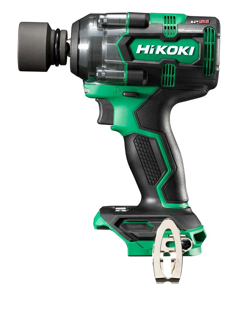 هيوكوي WH18DCF4Z سائق تأثير لاسلكي بدون فرش، 18 فولت ليثيوم أيون، 210 نيوتن متر عزم، مدمج وخفيف الوزن – أداة كهربائية احترافية للأعمال الخشبية، البناء والأعمال اليدوية