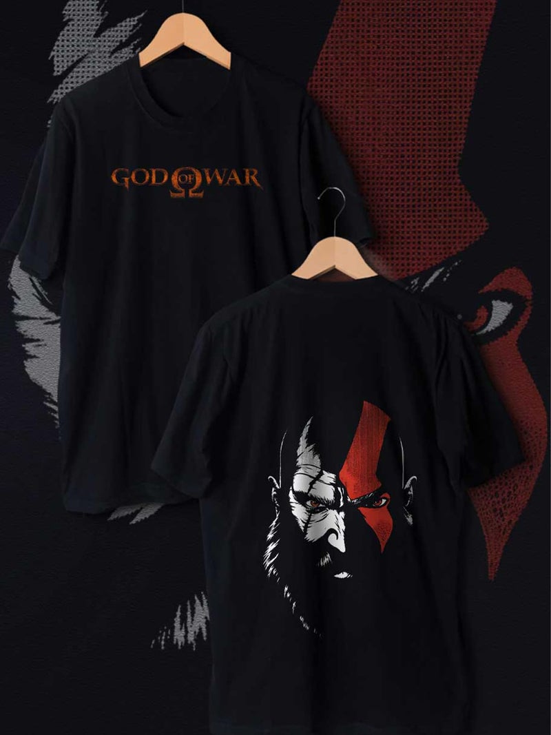 fanideaz Half Sleeve Gaming Oversized Printed Round Neck Tshirts for Mens || Round Neck T-Shirt || Tshirt for Men || Tshirt for Men Round Neck_2229_B_3XL - Image 2