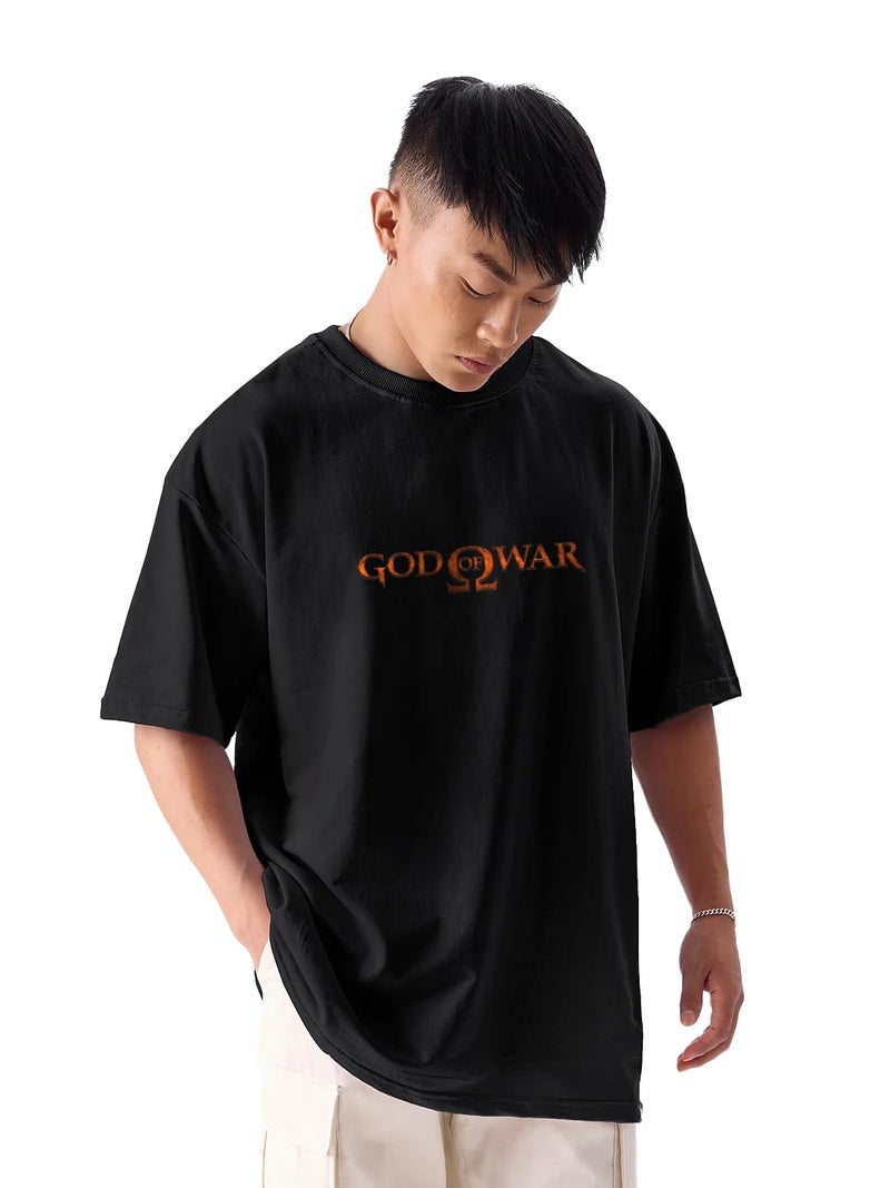 fanideaz Half Sleeve Gaming Oversized Printed Round Neck Tshirts for Mens || Round Neck T-Shirt || Tshirt for Men || Tshirt for Men Round Neck_2229_B_3XL - Image 3