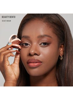KAJA Beauty Bento Collection - Bouncy Eyeshadow Trio | Burnt Sandy Brown Tones, Travel Size, 13 Velvet Dream, 2019 Allure Best of Beauty Award, 0.03 Oz  - Image 4