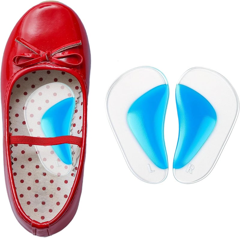 EPILYNX Kids Arch Support Inserts for Flat Feet (Ages 5–12) - Orthotics for Plantar Fasciitis, Gel Arch Support for Plantar Fasciitis - Foot Arch Support, Flat Foot Corrector, Overpronation Insoles - 1 Pair - Image 1