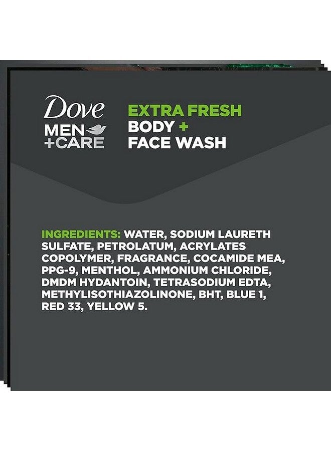 Dove Men+Care Body and Face Wash Extra Fresh, 32 Fluid Ounce (Pack of 2) - Image 5