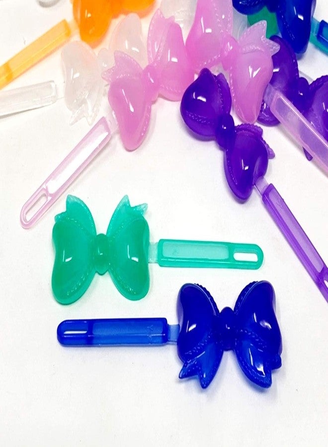 Tara Girls Self Hinge Plastic Bow Hair Barrettes Selection Pack Of 2 (BR52) - Image 3