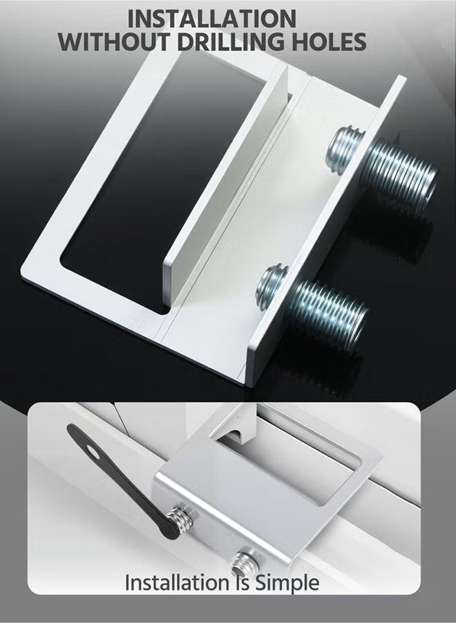 Jyelux Window Locks, 3 Pack Sliding Window Locks with Key for Vertical & Horizontal Sliding Windows Doors,Easv to Install,Adjustable Security Window Lock for Patio Bedroom Home and Office - Image 5