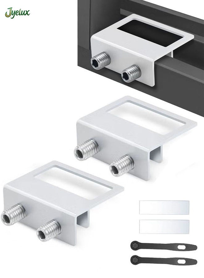 Jyelux Window Locks, 3 Pack Sliding Window Locks with Key for Vertical & Horizontal Sliding Windows Doors,Easv to Install,Adjustable Security Window Lock for Patio Bedroom Home and Office - Image 1