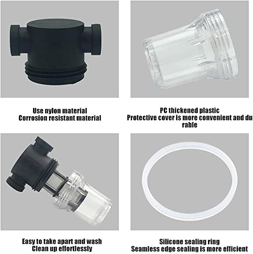 Winmax Clear Inline Filter 1/2 Inch Female Thread 80 Mesh | Tank Filter for Water Tank, RO Plant, Corporation Water Supply and Irrigation System | Model SRP-F02 | Durable, Transparent, Long Service Life - Image 3