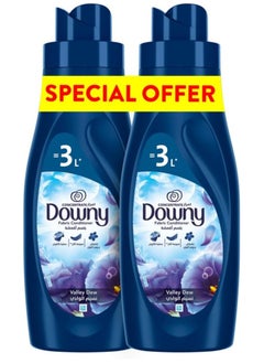 Downy Downy Valley Dew Fabric Conditioner Value Pack, 2 x 1 Litre 