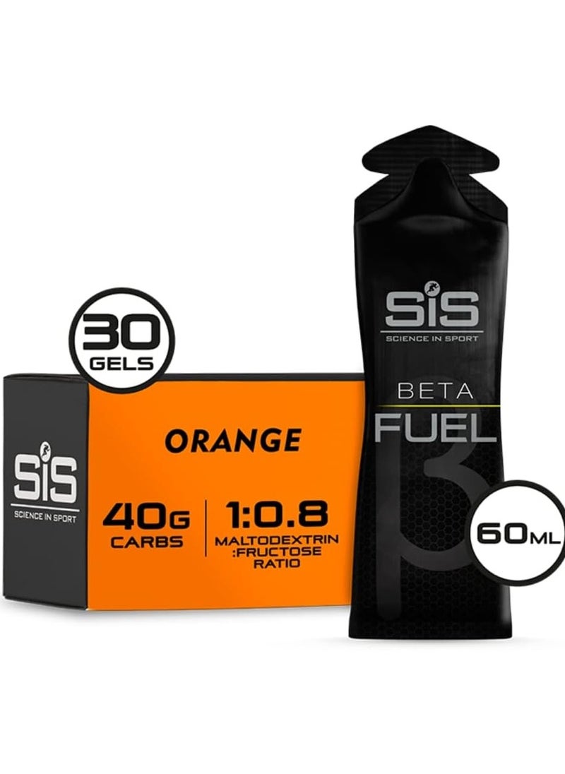 SIS SIS GEL BETA FUEL ORANGE 60 ML, 30 X 60 ML  - Image 3