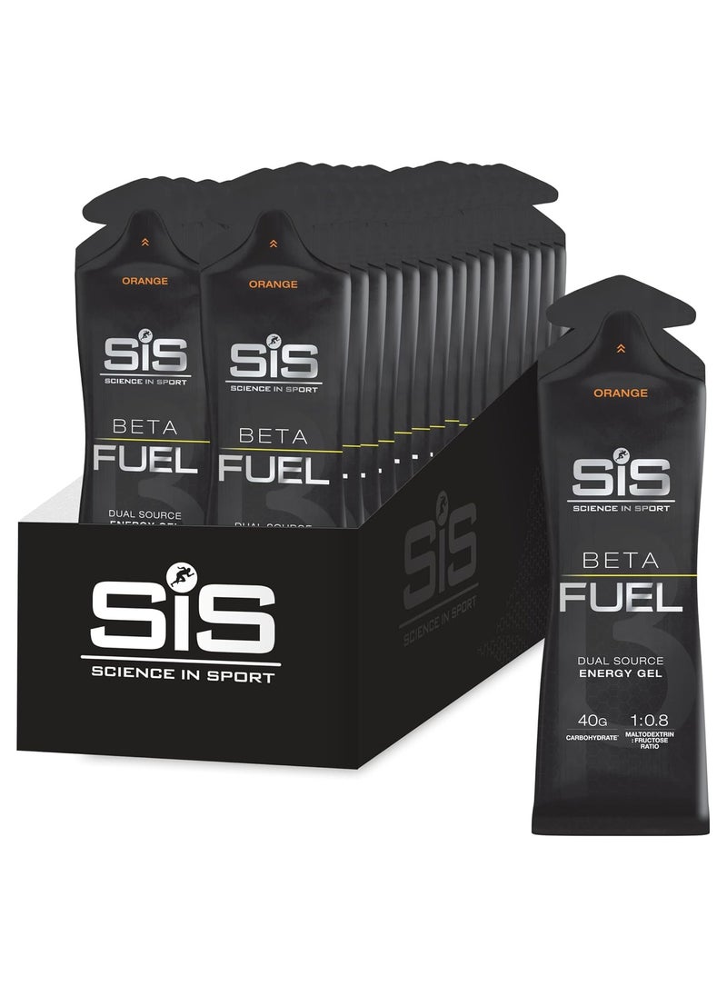 SIS SIS GEL BETA FUEL ORANGE 60 ML, 30 X 60 ML  - Image 1