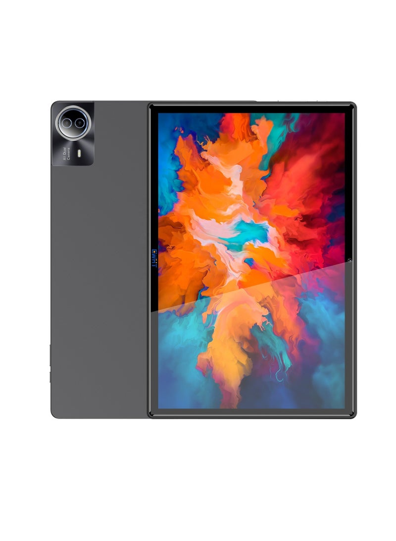 AROAQ A140 Smart Tablet, 6GB RAM 256GB ROM Android Tablet, Long Battery Life Dual Cameras Touch Pad, Portable And Durable Study Tablet For Kids And Adults, (1pc, Blue, With Leather Case) - Image 1