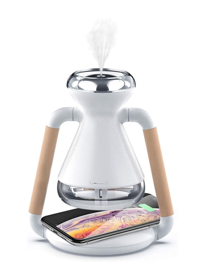Rock Pow 230ml Mini Air Humidifier with Wireless Mobile Phone Charging  - Image 1