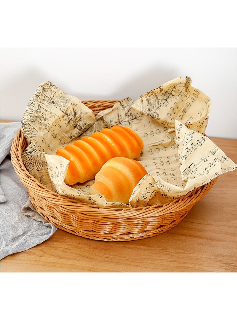 FFD Handmade Natural Rattan Seagrass Woven Basket Storage Baskets For Fruits Woven Picnic Basket  - Image 2