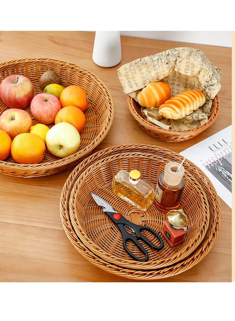 FFD Handmade Natural Rattan Seagrass Woven Basket Storage Baskets For Fruits Woven Picnic Basket  - Image 5