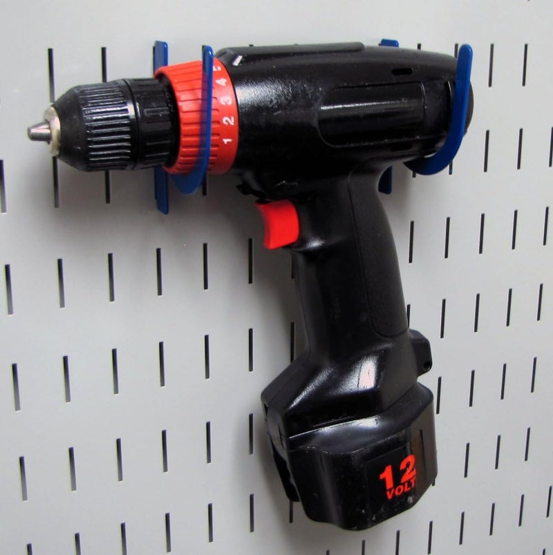 Wall Control KT-200-DLX Blue Slotted Metal Pegboard Hook Kit for Storage & Organization – Deluxe Assortment, 50 lbs Capacity, Made in USA - Image 5