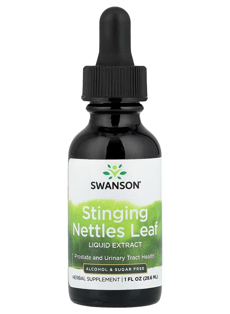 Swanson, Stinging Nettles Leaf Liquid Extract, Alcohol & Sugar Free, 1 fl oz (29.6 ml)